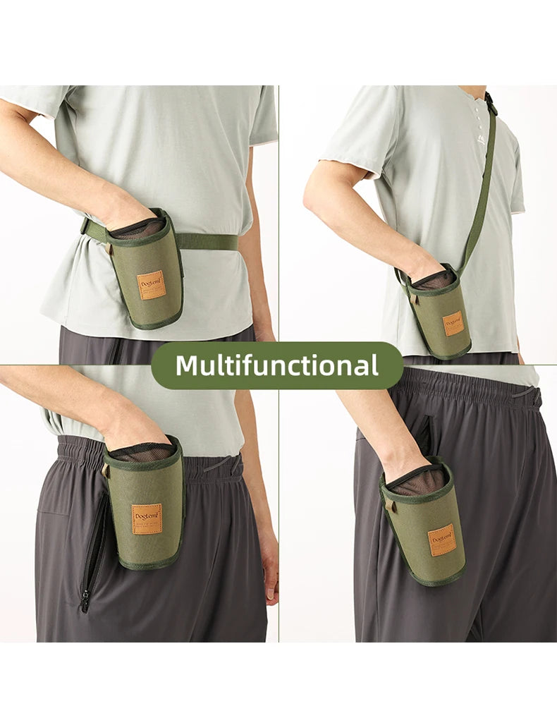 Portable Dog Snack Pocket Outdoor Walking Dog Snack Bag Pet Waist Pack Storage Pouch Puppy Training Bag Food Reward Pet Supplies