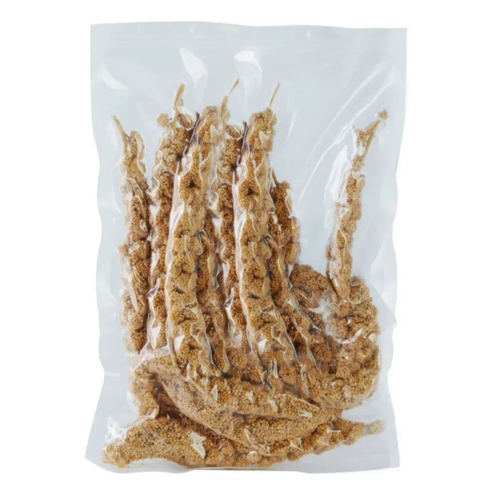 Parakeet snack grain with shell yellow millet Xuanphoenix tiger skin feed bird food bird food Wenbird pearl bird snack