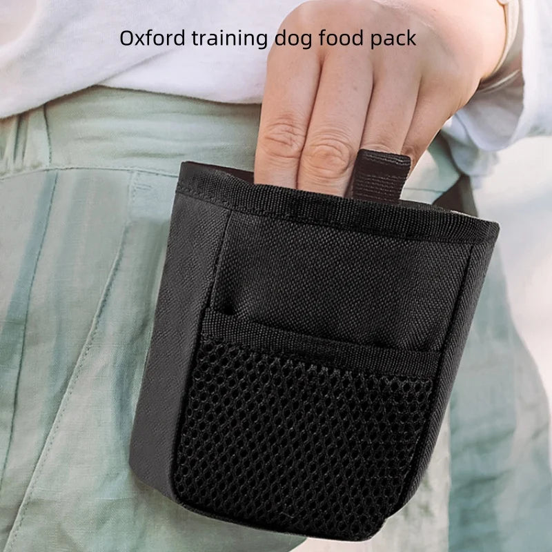 Pet Dog Training Snack Bait Pet Feed Bag Pet Snack Bag Portable Waist Bag for Outdoor Walking Dog Training Dog Food Bag Oxford
