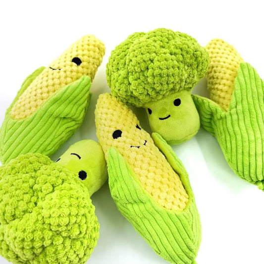 Pet Plush Toy - Squeaky, Bite-Resistant, Anxiety Relief, Interactive Chew Toy for Dogs, Puppies, Small/Medium Breeds,