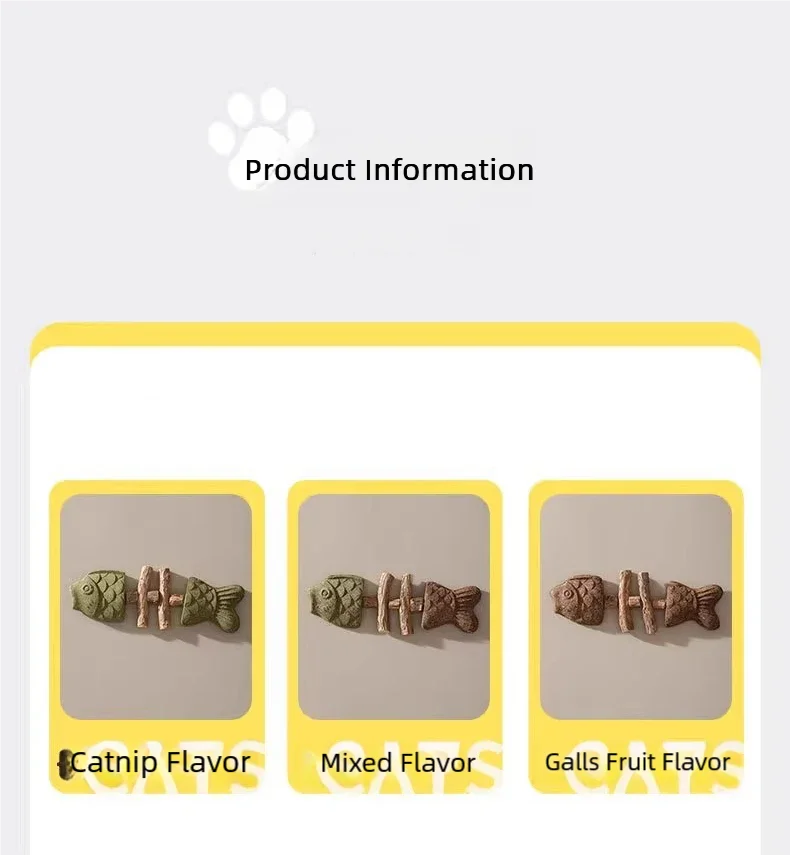 Catnip Balls Funny Fish Bone Cat Toys Lickable Snack Catnip Silvervine Kitten Chewing Cleaning Teeth Toy For Cats Pet Supplies