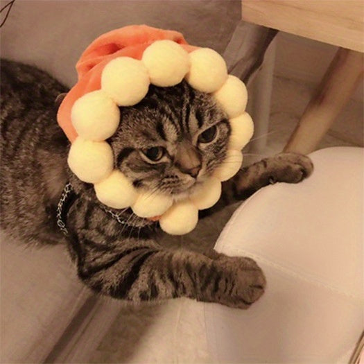 Cute Animals Shaped Cat Hat, Warm Pet Costume For Dog & Cat, Pet Party Supplies