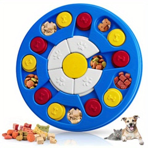 WINGPET 1pc Pet Puzzle Toy Slow Feeder Bowl For Dog & Cat, Interactive Dog Toy For Treats Training
