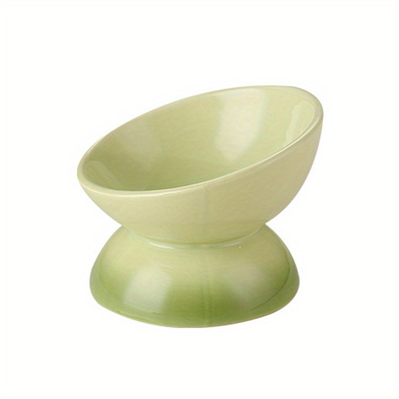 Premium Ceramic Pet Feeding Bowls - Elevate Dining for Dogs & Cats - Reduces Neck Strain, Enhances Digestion with Stylish Red Design