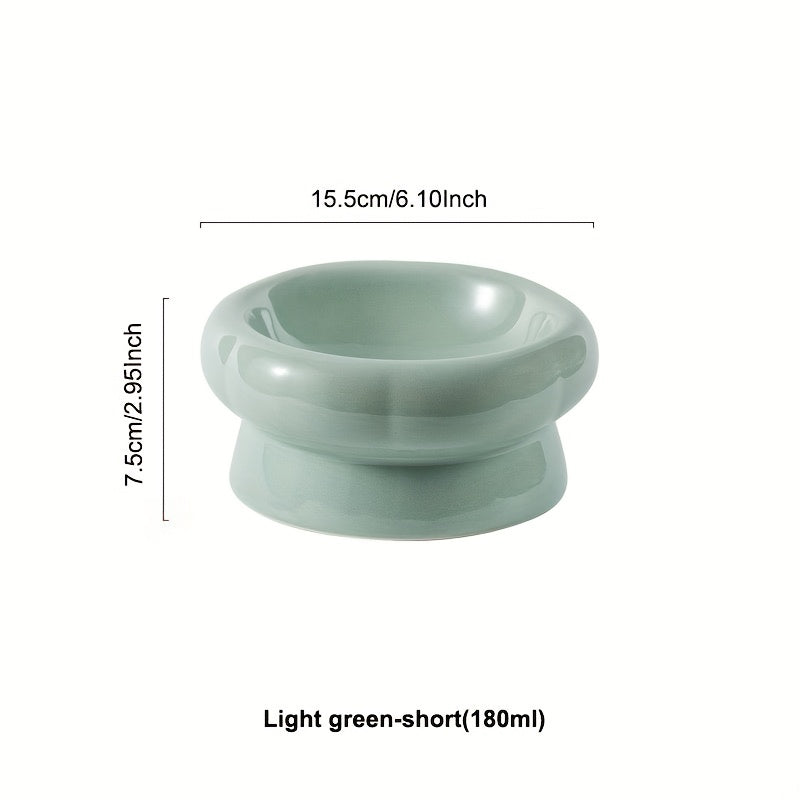 Ceramic Elevated Pet Bowls for Healthy Feeding and Hydration of Your Dog or Cat