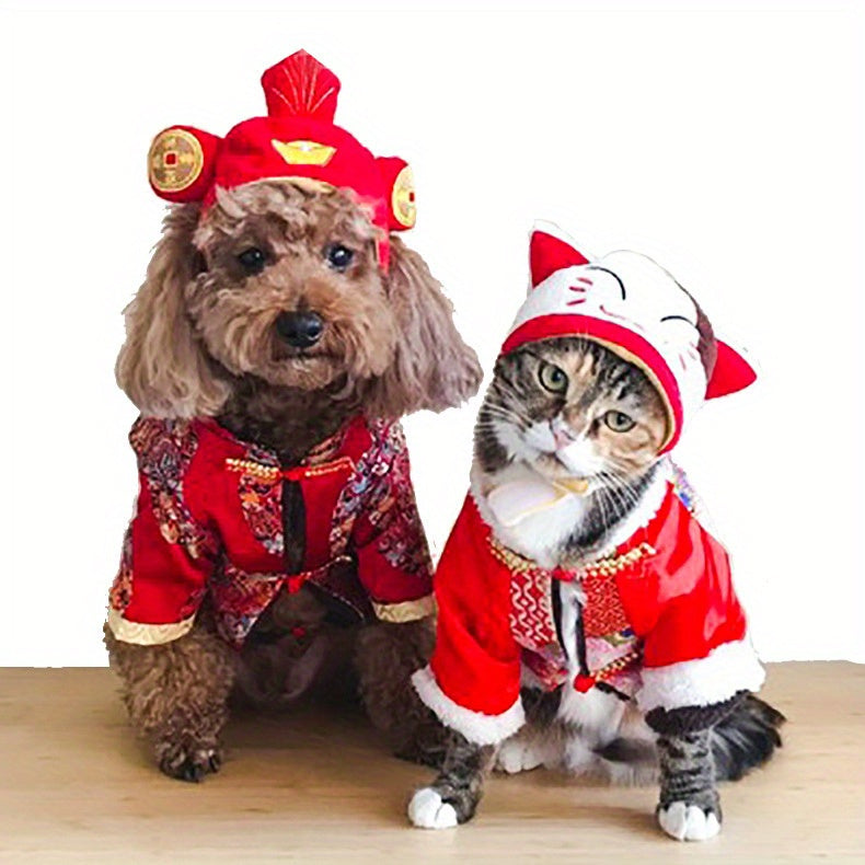 Cute Animals Shaped Cat Hat, Warm Pet Costume For Dog & Cat, Pet Party Supplies