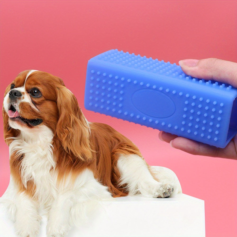 Rubber Pet Hair Remover Brush - Instantly Eliminates Pet Hair From Cars, Furniture & Carpets - For Pet Owners - Effective & Easy to Use - Great Gift for Pet Lovers