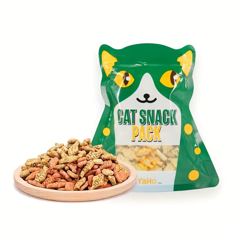 Cat Biscuits Salmon Snacks Chicken Tuna Multiplicity Nutrition Health Easy To Eat Digest Crispy Catnip Fish Biscuits Pet Snacks Cat Snacks Pet Food