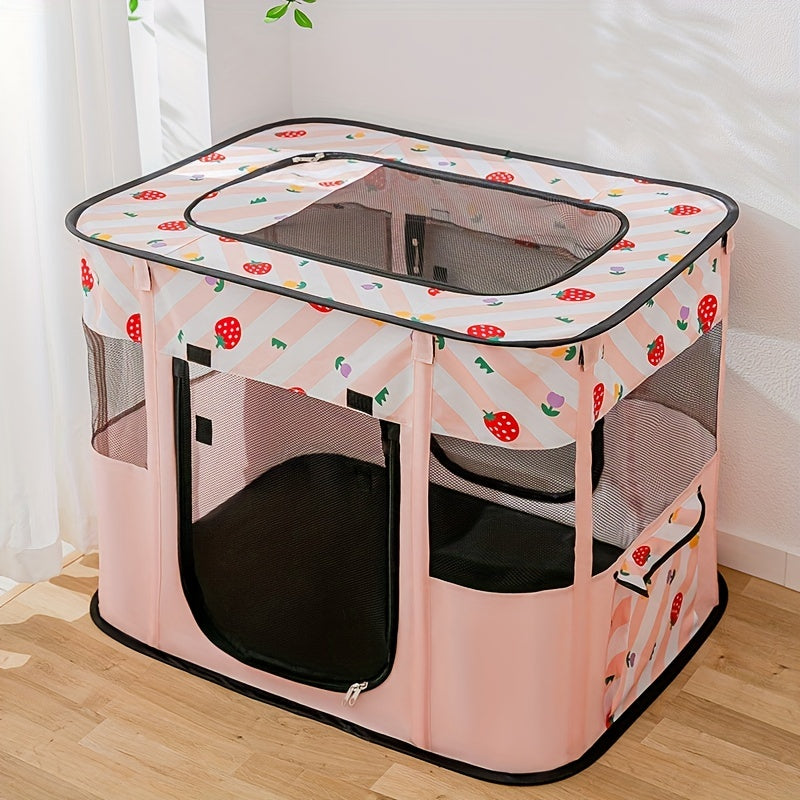 Portable Foldable Pet Playpen Collapsible Crates Kennel Playpen For Dog Cat And Rabbit &Travel Playpen, Portable Pet Play Pens, Dog And Cat Playpen Foldable, Dog Tent Puppy Playground For Puppy Indoor/Outdoor (M.L.XL.XXL).