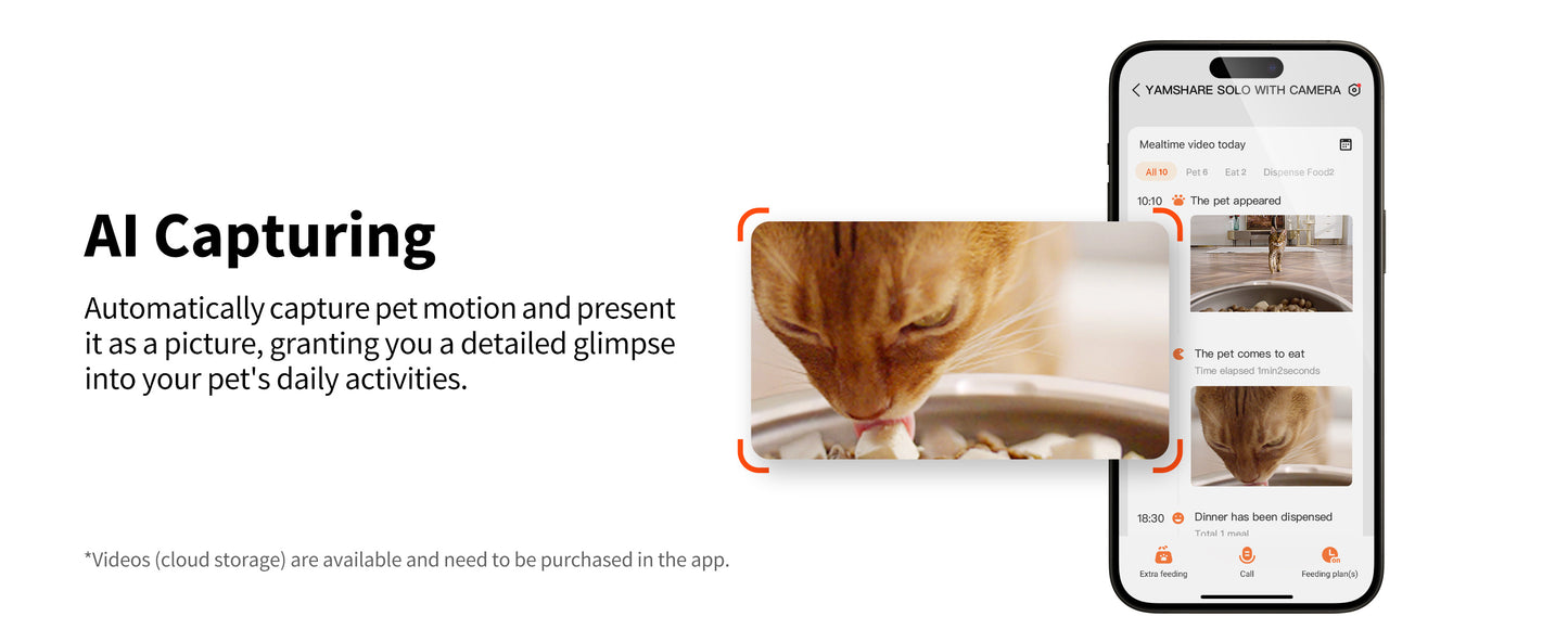 PETKIT Automatic Pet Feeder with Camera, 1080P HD Video with Night Vision, 2.4G WiFi Cat Dog Feeder with 2-Way Audio,Smart App Control Pet Dry Food Dispenser for Cats and Dogs with Non-Stick Food Bowl