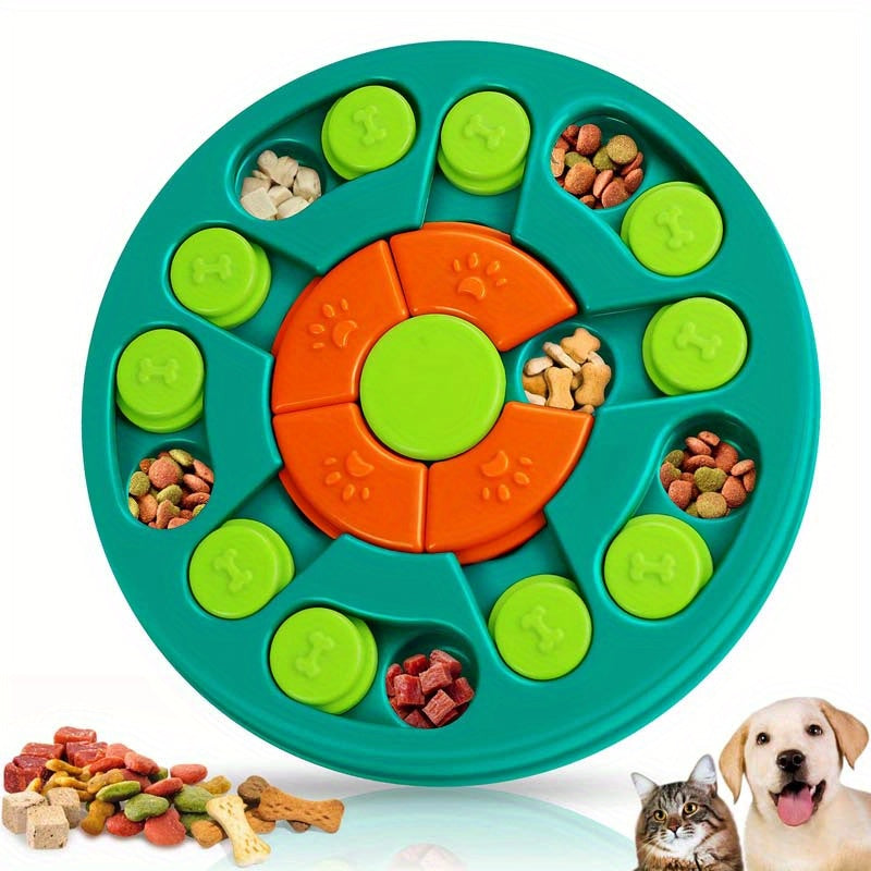 WINGPET 1pc Pet Puzzle Toy Slow Feeder Bowl For Dog & Cat, Interactive Dog Toy For Treats Training