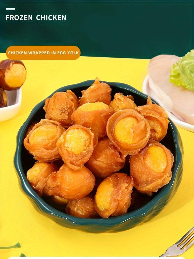 Dog cat pet snacks chicken duck meat package egg yolk beauty hair bright hair nourishing tear stains dog food companion