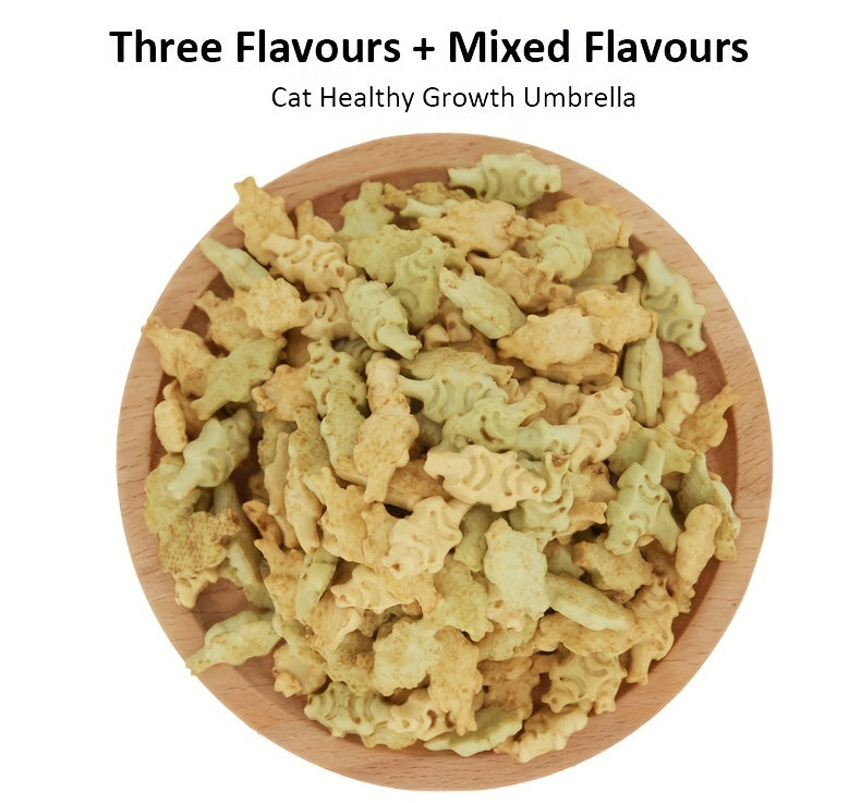 Cat Biscuits Salmon Snacks Chicken Tuna Multiplicity Nutrition Health Easy To Eat Digest Crispy Catnip Fish Biscuits Pet Snacks Cat Snacks Pet Food