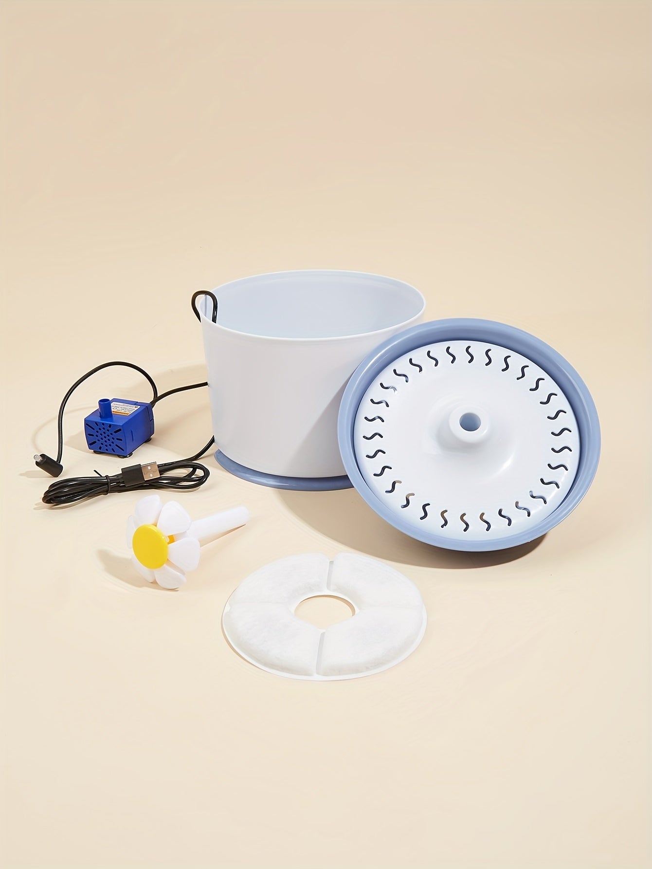 1pc Pet Intelligent Water Dispenser With Automatic Circulation Of Live Water, Purification And Filtration Of Drinking Water, Bass Water Feeder