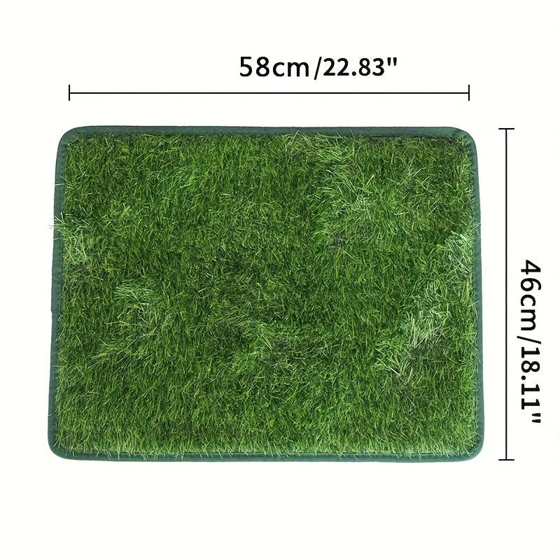 Ultimate Washable Dog Grass Mat - Reusable, Odor-Control Artificial Lawn for Pet Training, Easy-Clean Pee Pad with Non-Slip Backing, Perfect for Indoor or Outdoor Use