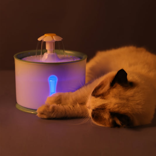 1pc Pet Intelligent Water Dispenser With Automatic Circulation Of Live Water, Purification And Filtration Of Drinking Water, Bass Water Feeder