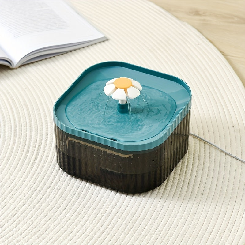 2.5L/84oz Large Capacity Pet Water Fountain, Ultra Quiet Automatic Cat Water Dispenser with Smart Pump for Indoor Cats and Dogs