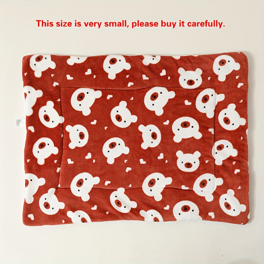 Quilted Luxury Dog Sleep Mat - Ultra-Soft & Warm, Washable for Autumn/Winter - Perfect Thickened Cushion for Pet Crates - Durable & Easy Care - Suitable for Small to Large Breeds