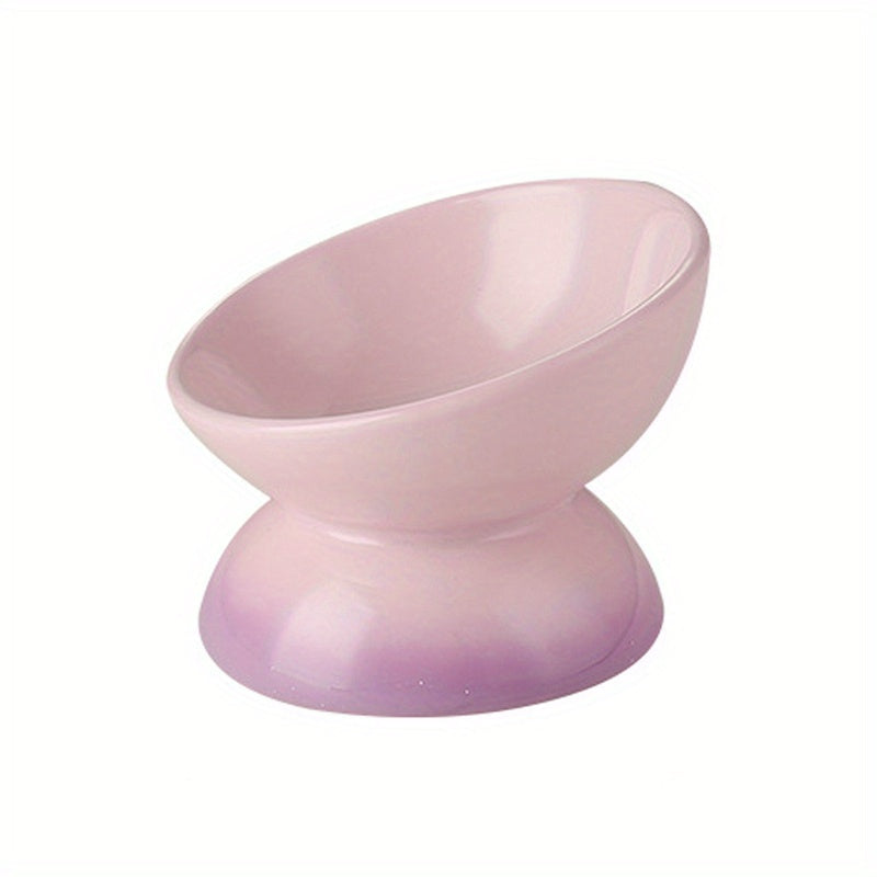 Premium Ceramic Pet Feeding Bowls - Elevate Dining for Dogs & Cats - Reduces Neck Strain, Enhances Digestion with Stylish Red Design