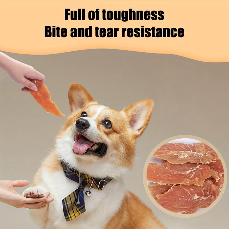 Delicious Handmade Jerky - Premium Pet Snacks for Cats and Dogs, Made with Chicken Breast, Duck Breast, and Jerky for Reward Training