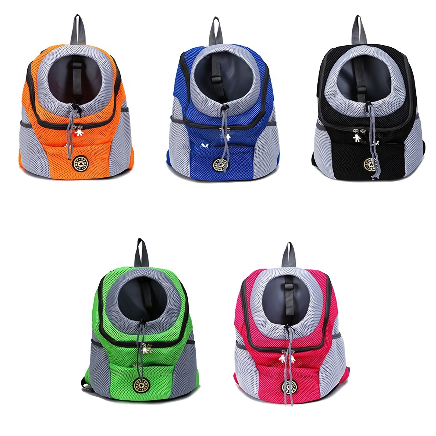 Portable Pet Pal Dog Carrier Backpack - Spacious Nylon Travel Bag with Zipper Closure for Hiking, Camping, and Outdoor Adventures - Comfortable, Ventilated, and Easy to Clean