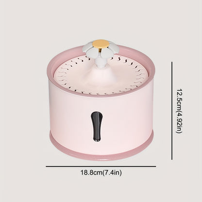 1pc Pet Intelligent Water Dispenser With Automatic Circulation Of Live Water, Purification And Filtration Of Drinking Water, Bass Water Feeder