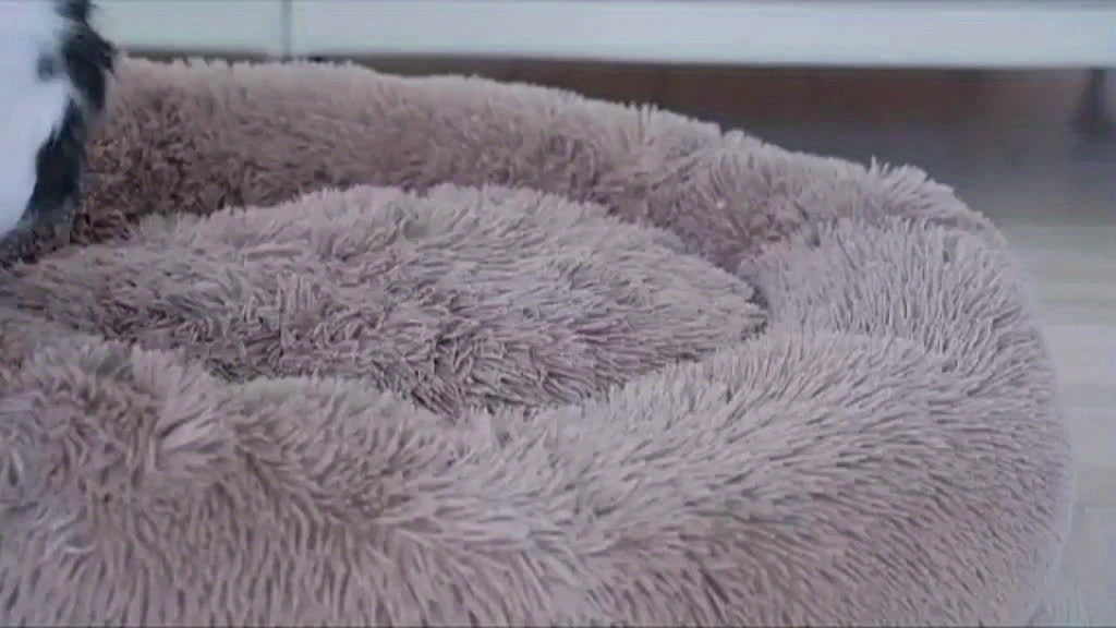 Plush Pet Nest Cat Dog Universal Round Nest Cat Mattress Soft Comfortable Bottom Non-slip Cat Nest