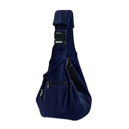 Comfortable Pet Pal Sling Carrier - Backpacks for Hands-Free Outdoor Adventures with Breathable Dog Shoulder Bag and Adjustable Straps for Small to Medium-Sized Pets