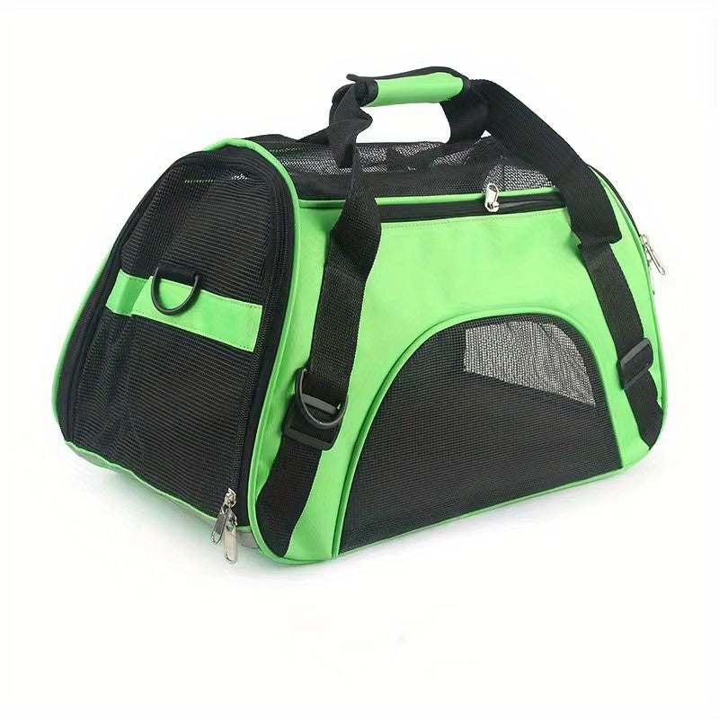 Cat Carrier Dog Carrier Pet Carrier, Airline Approved Soft-Sided Foldable Pet Bag Puppy Carrier With Breathable Mesh For Small Medium Cats Dogs Rabbit