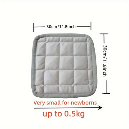1pc Cozy Plush Cat Bed Mat - Thick, Self-Heating, Non-Slip, Soft Kennel Pad for Pet Sleeping - Orthopedic Support, Easy Cleaning, and Durable Pet Bed for Cats and Small Dogs