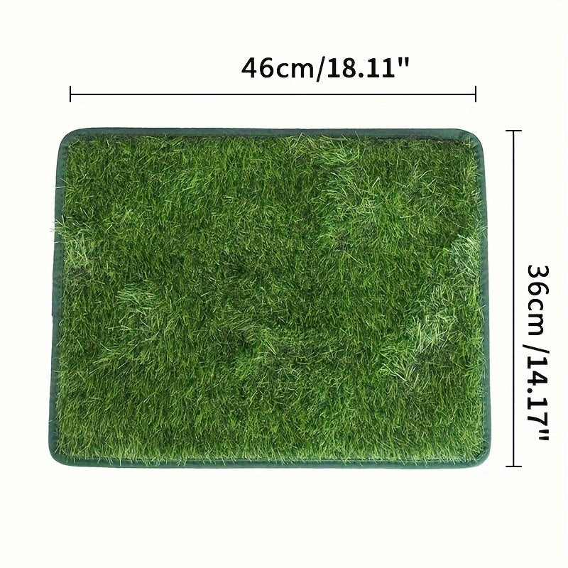 Ultimate Washable Dog Grass Mat - Reusable, Odor-Control Artificial Lawn for Pet Training, Easy-Clean Pee Pad with Non-Slip Backing, Perfect for Indoor or Outdoor Use