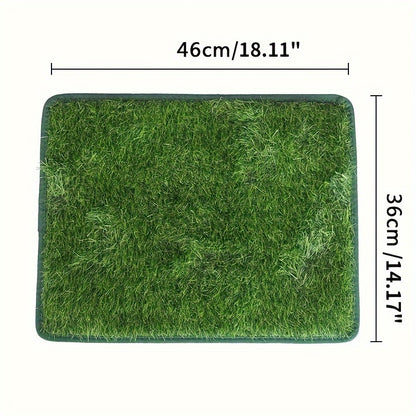 Ultimate Washable Dog Grass Mat - Reusable, Odor-Control Artificial Lawn for Pet Training, Easy-Clean Pee Pad with Non-Slip Backing, Perfect for Indoor or Outdoor Use