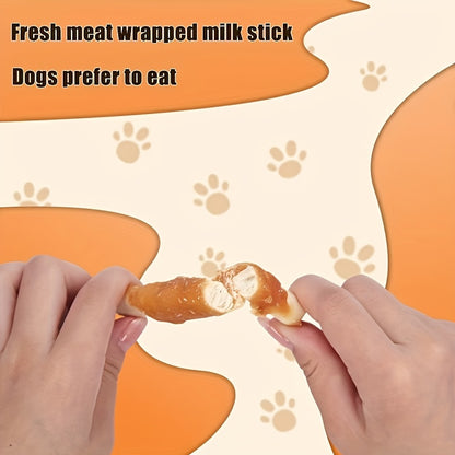 Set of Three (3*200G) 600G/21.1Oz Duck Jerky And Chicken And Cowhide Sticks, Along with Duck Jerky Dog Treats Suitable for Small, Medium, And Large Dogs. These Chewy Snacks Are Easy to Digest, Long-Lasting Dog Chews, Perfect