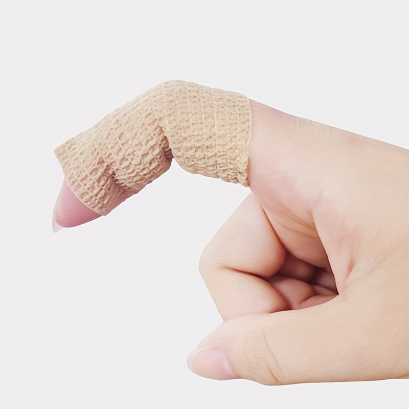 2pcs Elastic Self-Adhesive Sports Bandages, 0.98" Wide - Ideal For Wrists, Knees & Ankles Support, Breathable & Durable For Fitness Enthusiasts And Pet Care