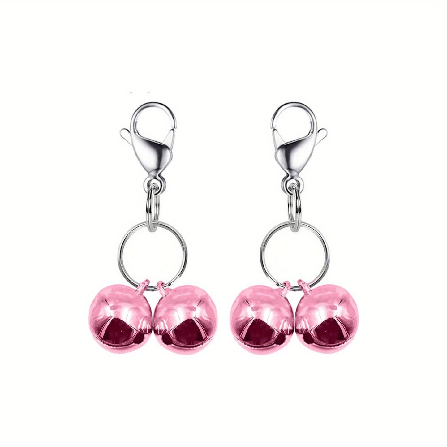 3pcs Pet Round Dog Bells Dog Charm Bells Pet Pendant, Anti-Lost Training Bells For Collars, Suitable For Pet Pendant Accessories, 1/2-Inch