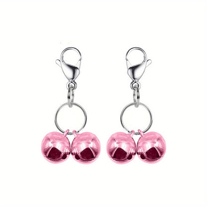 3pcs Pet Round Dog Bells Dog Charm Bells Pet Pendant, Anti-Lost Training Bells For Collars, Suitable For Pet Pendant Accessories, 1/2-Inch