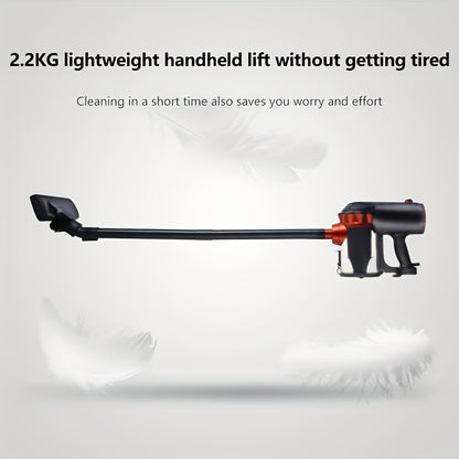 Four-in-One 600W 110V 18KPa Lightweight Handheld Rod Vacuum Cleaner - Portable, Low Noise, Pet Hair and Hard Floor Friendly, Suitable for Carpets, with Aspirating Function