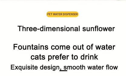 2.5L/84oz Large Capacity Pet Water Fountain, Ultra Quiet Automatic Cat Water Dispenser with Smart Pump for Indoor Cats and Dogs
