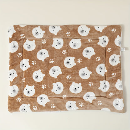 Quilted Luxury Dog Sleep Mat - Ultra-Soft & Warm, Washable for Autumn/Winter - Perfect Thickened Cushion for Pet Crates - Durable & Easy Care - Suitable for Small to Large Breeds
