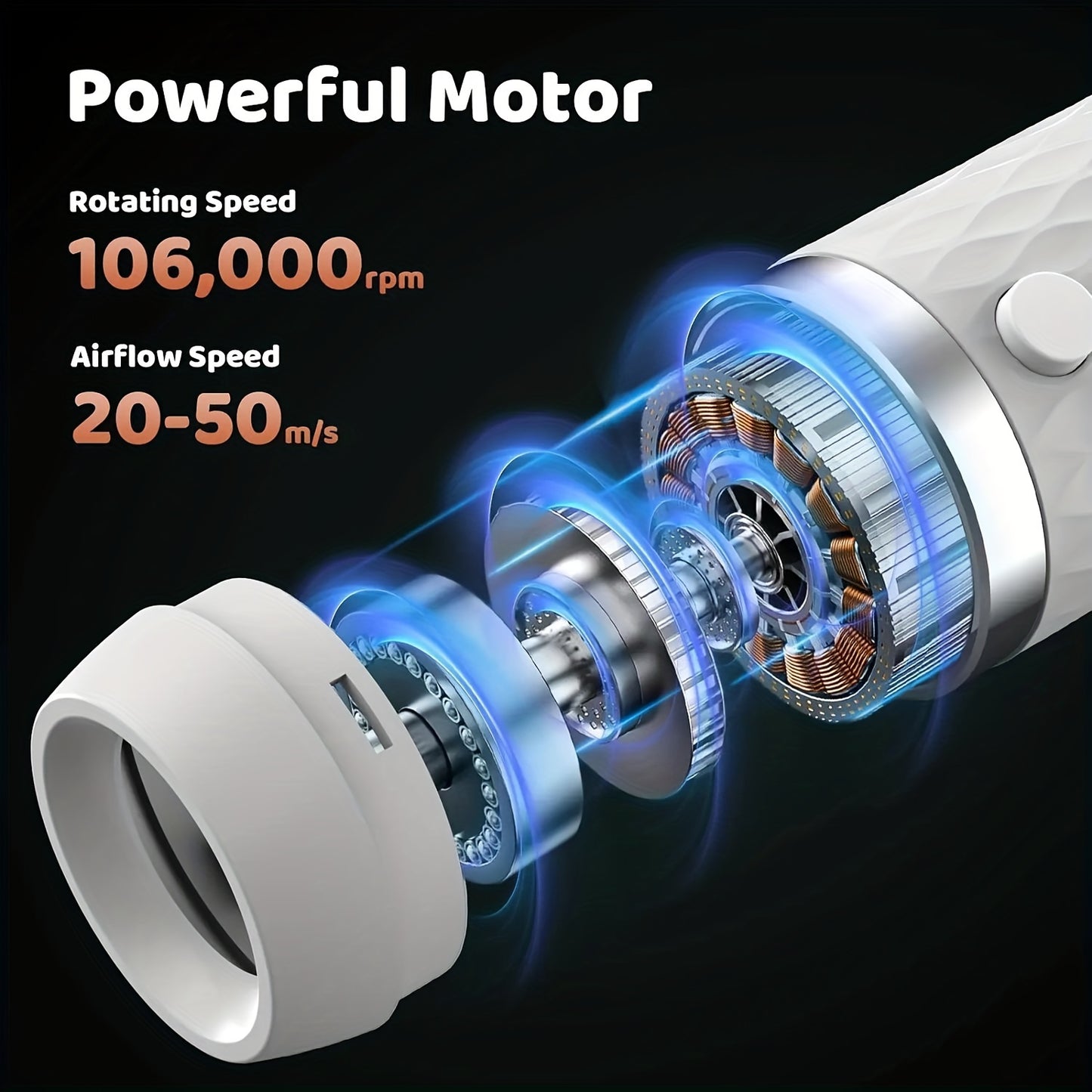 5-in-1 Portable Handheld Dog Hair Dryer - Advanced Smart Temperature Adjustment, Detachable Grooming Brush, Pet Washing Station, Travel-Friendly Design, Compact and Lightweight for Easy Use - Perfect for Home and Travel Pet C