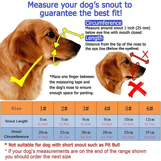 Large Dog Muzzle, Anti-Bite & Anti-Chew Mask for German Shepherds, Golden Retrievers, Labradors - Silent Dog Muzzle with Adjustable Strap, Nylon Material, Pet Training Accessory|Adjustable Dog Muzzle|Durable Dog Muzzle