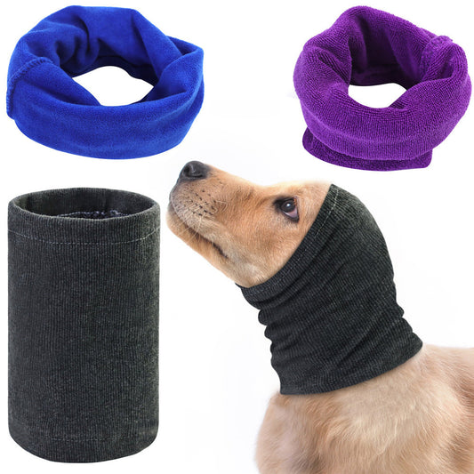Thickened Soft Dog Ear Cover - Pet Dog Cat Protective Ear Muffs For Anxiety Relief, Pet Calming Stretchy For Ear Protection - For Dogs & Cats - Suitable for Noisy Environments & Vet Visits - Perfect Gift for Pet Owners