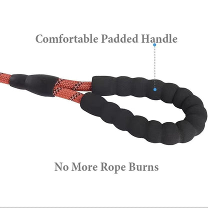 Dog Nylon Leash Lengthened And Reflective Round Rope Small And Medium Cats Dogs Leash Pet Traction Rope