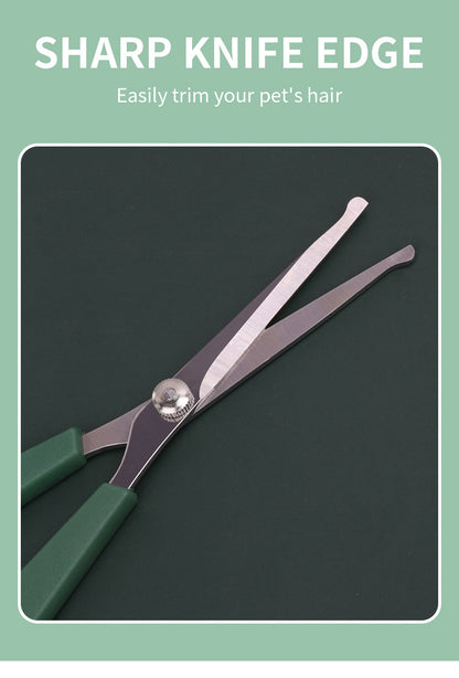 Premium Pet Grooming Scissors - Sharp, Durable, and Comfortable Professional Shears for Safe and Easy Dog and Cat Grooming - Ideal for Trimming, Clipping, and Shaping Fur