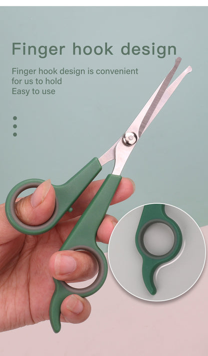 Premium Pet Grooming Scissors - Sharp, Durable, and Comfortable Professional Shears for Safe and Easy Dog and Cat Grooming - Ideal for Trimming, Clipping, and Shaping Fur