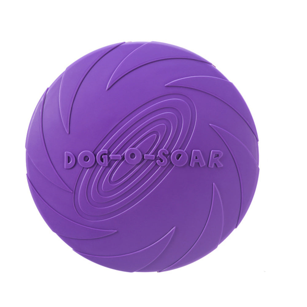 5.91/7.09/8.66inch Rubber Dog Flying Disc Pet Puppy Outdoor Sports Game Training Interactive Toy Bite Resistant Dogs Chew Flying Disc