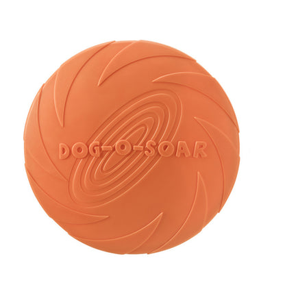 5.91/7.09/8.66inch Rubber Dog Flying Disc Pet Puppy Outdoor Sports Game Training Interactive Toy Bite Resistant Dogs Chew Flying Disc