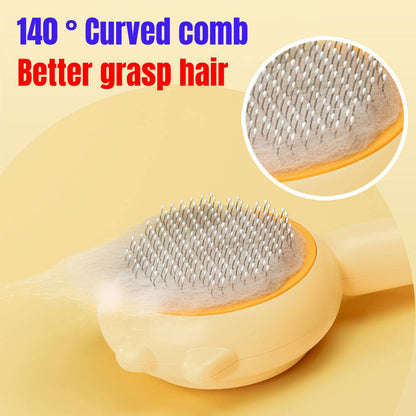 Premium Cat Self Grooming Brush - Cats Grooming Essential for Healthy Coat, Gentle Massage, Shedding Remover, and Claw Care - Easy to Clean, Pet-Friendly Design, Kitten and Adult Cat Suitable