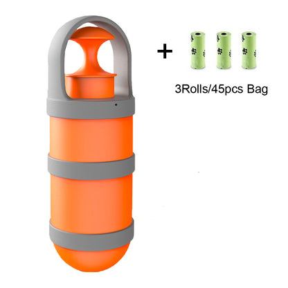 Pet Dog Pooper Scooper, Portable Dog Poop Picker With 45pcs Waste Bags For Outdoor Walking, Dog Excrement Shovel Picker, Pet Garbage Bag Refill Rolls, Pet Cleaning Supplies