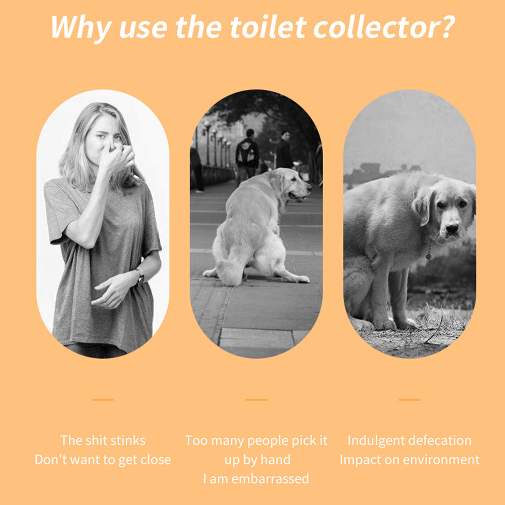 Pet Dog Pooper Scooper, Portable Dog Poop Picker With 45pcs Waste Bags For Outdoor Walking, Dog Excrement Shovel Picker, Pet Garbage Bag Refill Rolls, Pet Cleaning Supplies